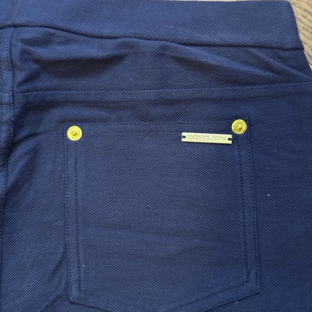 Michael Kors Dark Blue Denim Pants - Picture 3 of 6